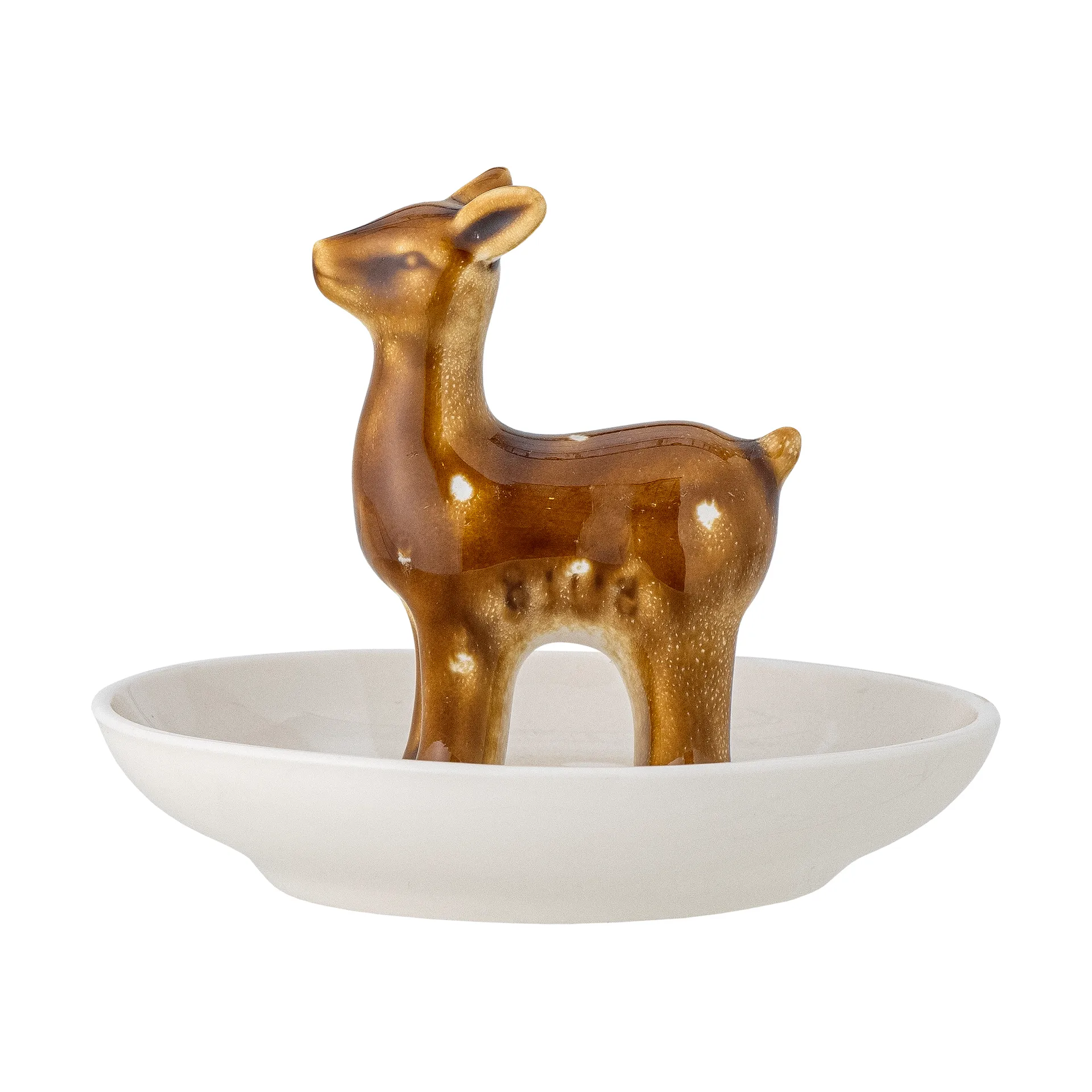 Eli kulho Ø11 cm, Valkoinen-messinki Bloomingville