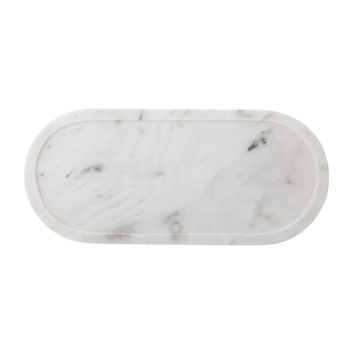 Emmaluna tarjotin 20 x 45,5 cm - Valkoinen marmori - Bloomingville