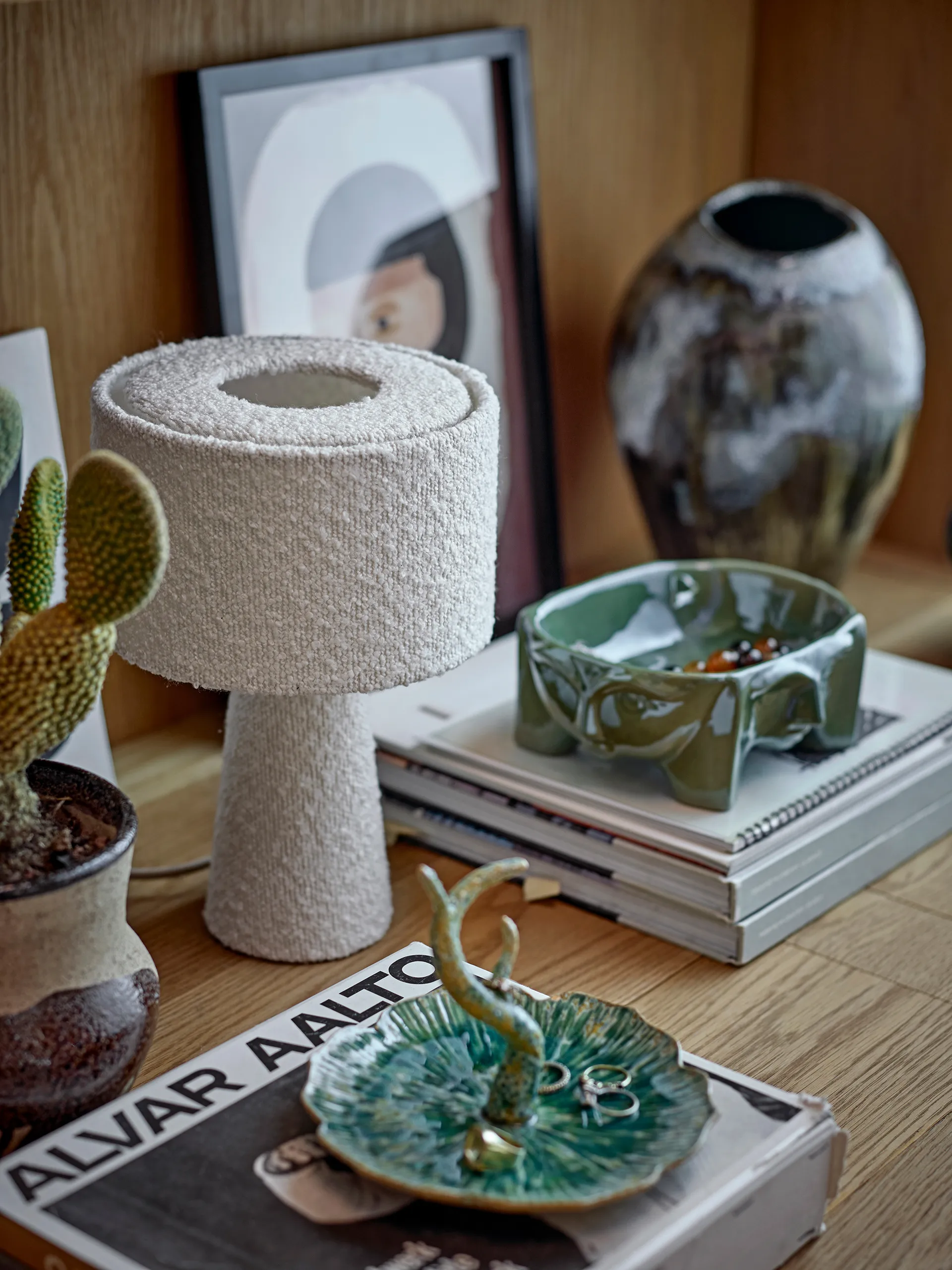 Emmie pöytälamppu Ø 20 cm, Valkoinen Bloomingville