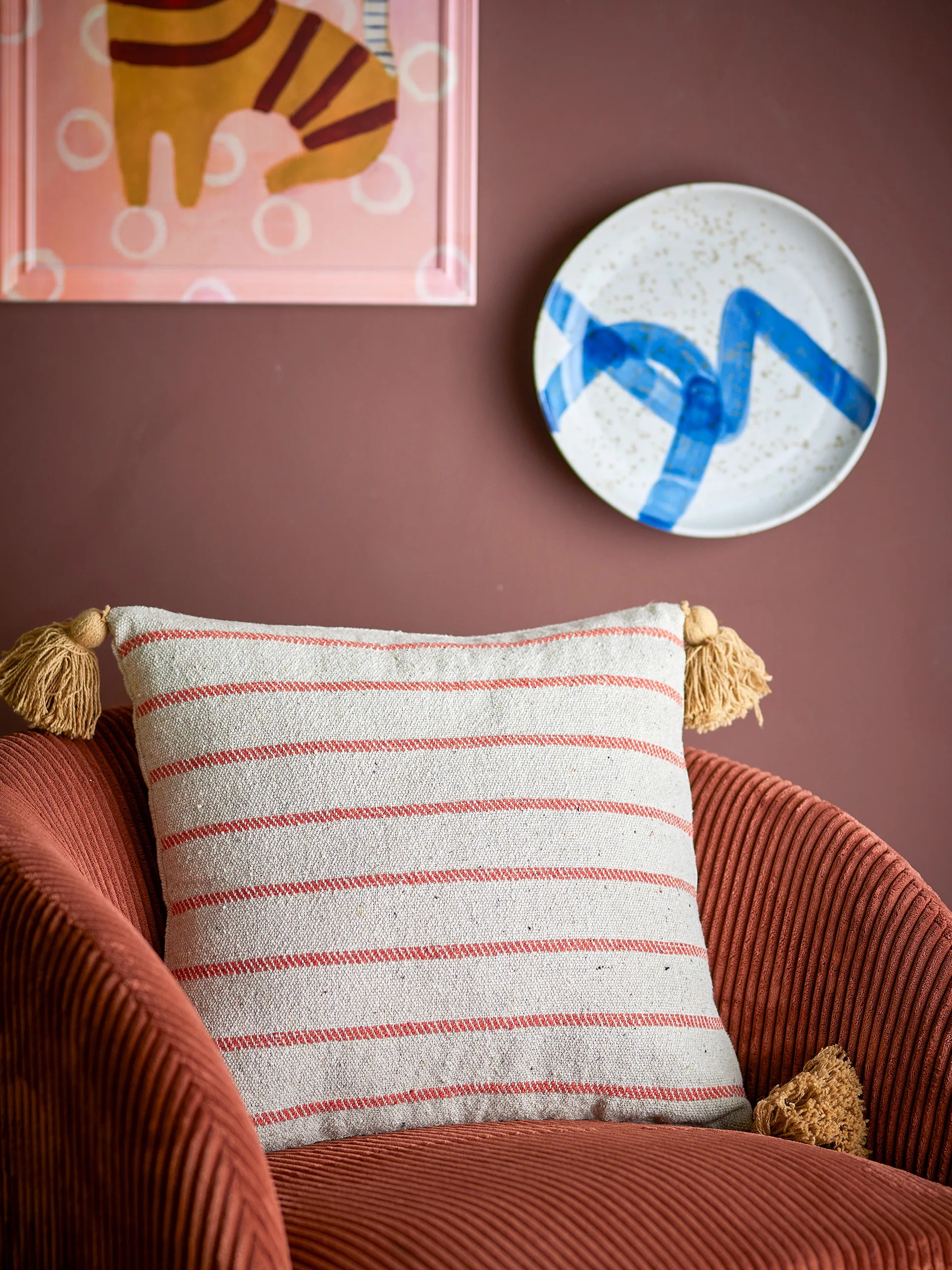 Eviaya-tyyny 45x45 cm, Sininen Bloomingville