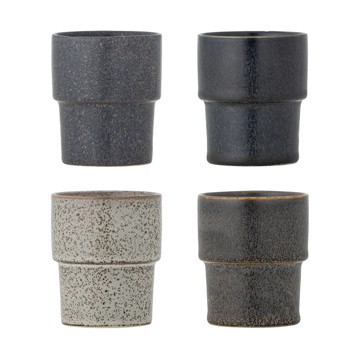 Ewan muki 4-pack - Ruskea - Bloomingville