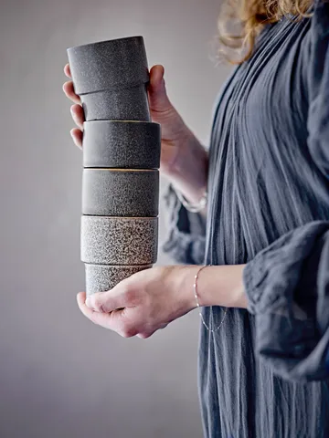 Ewan muki 4-pack - Ruskea - Bloomingville