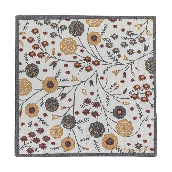 Eydis paperinen lautasliina 20 kpl - Luonnollinen - Bloomingville