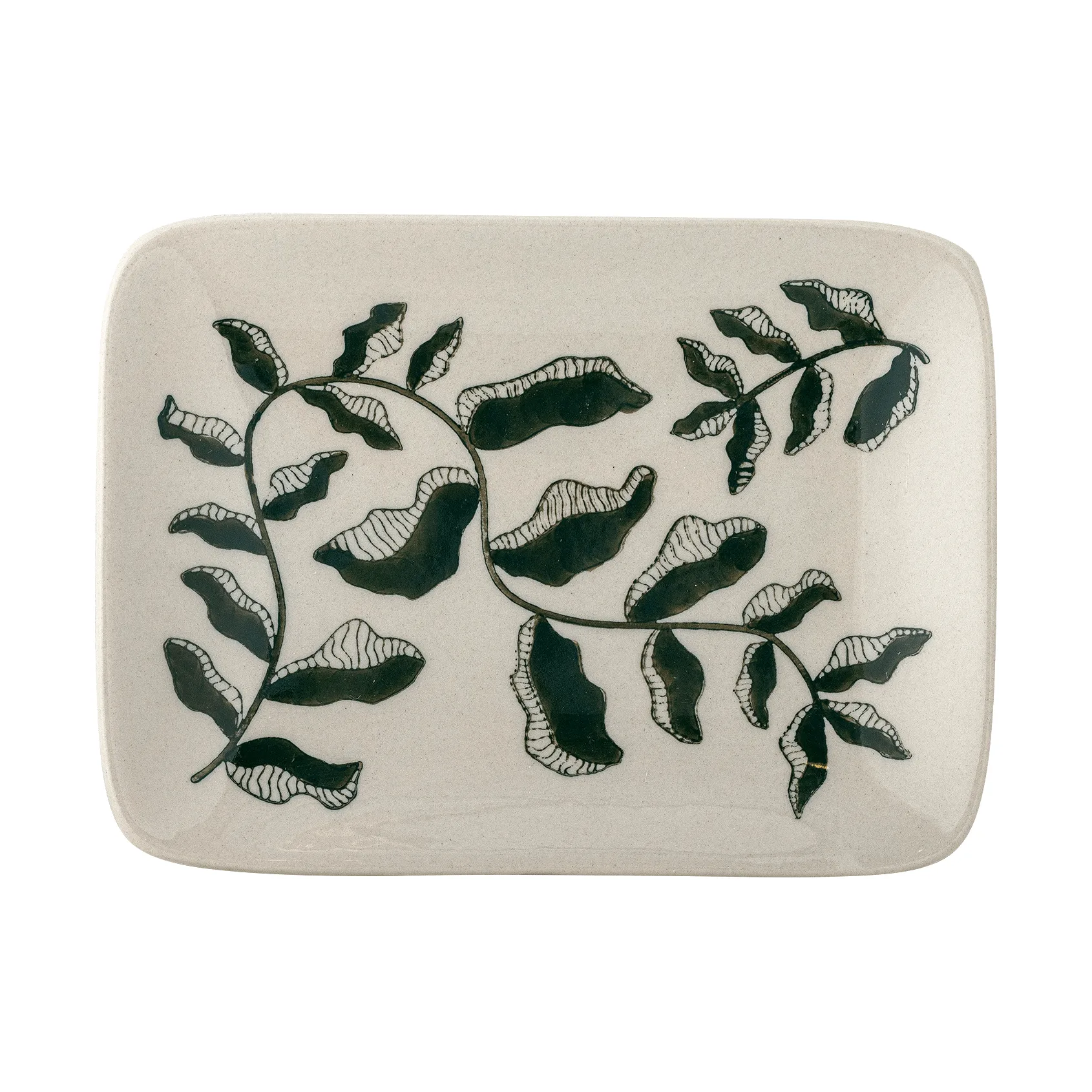 Fauni lautanen, Vihreä, 15x11,5 cm Bloomingville