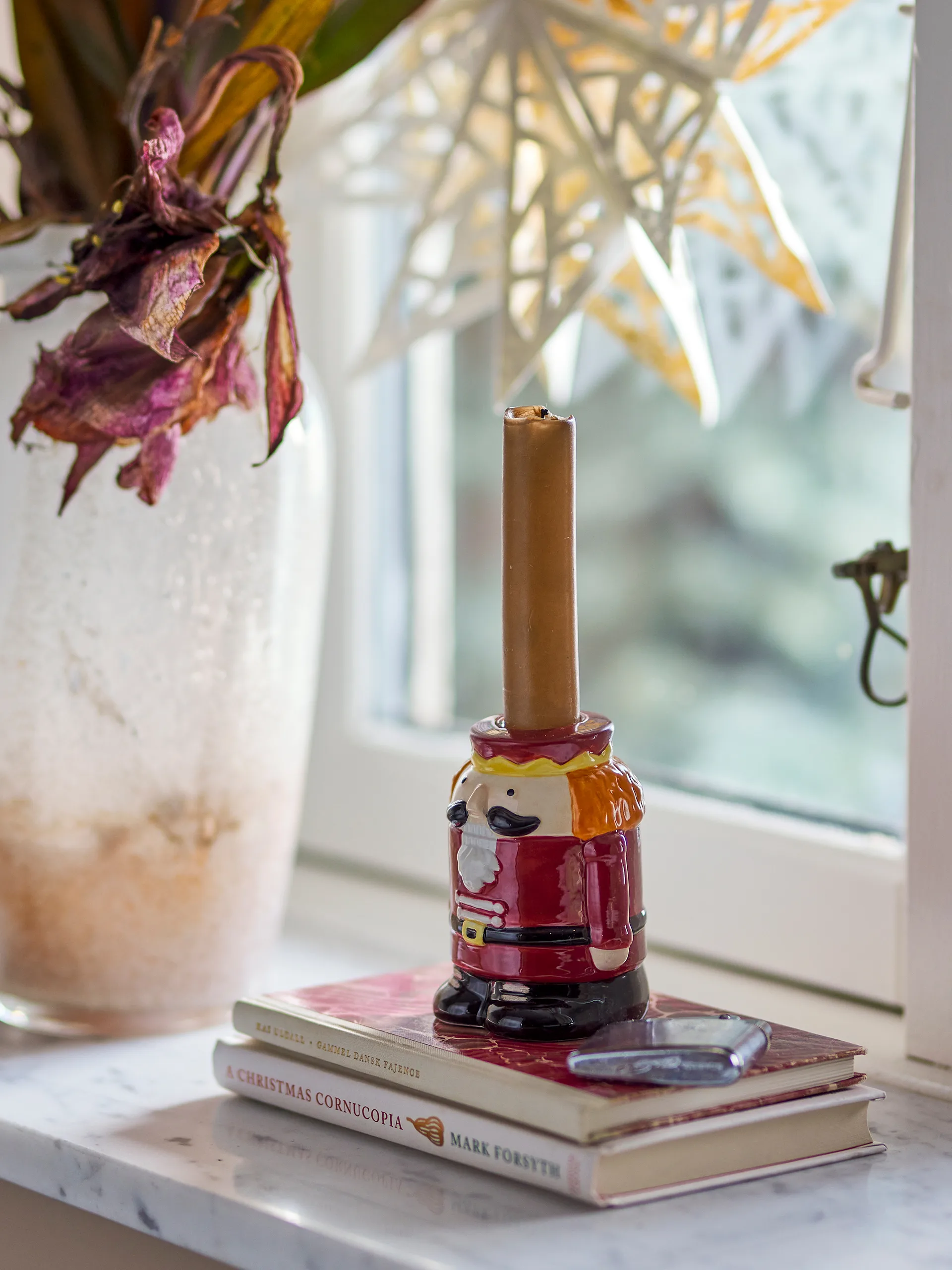 Feast kynttilälyhty 9 cm, Punainen Bloomingville