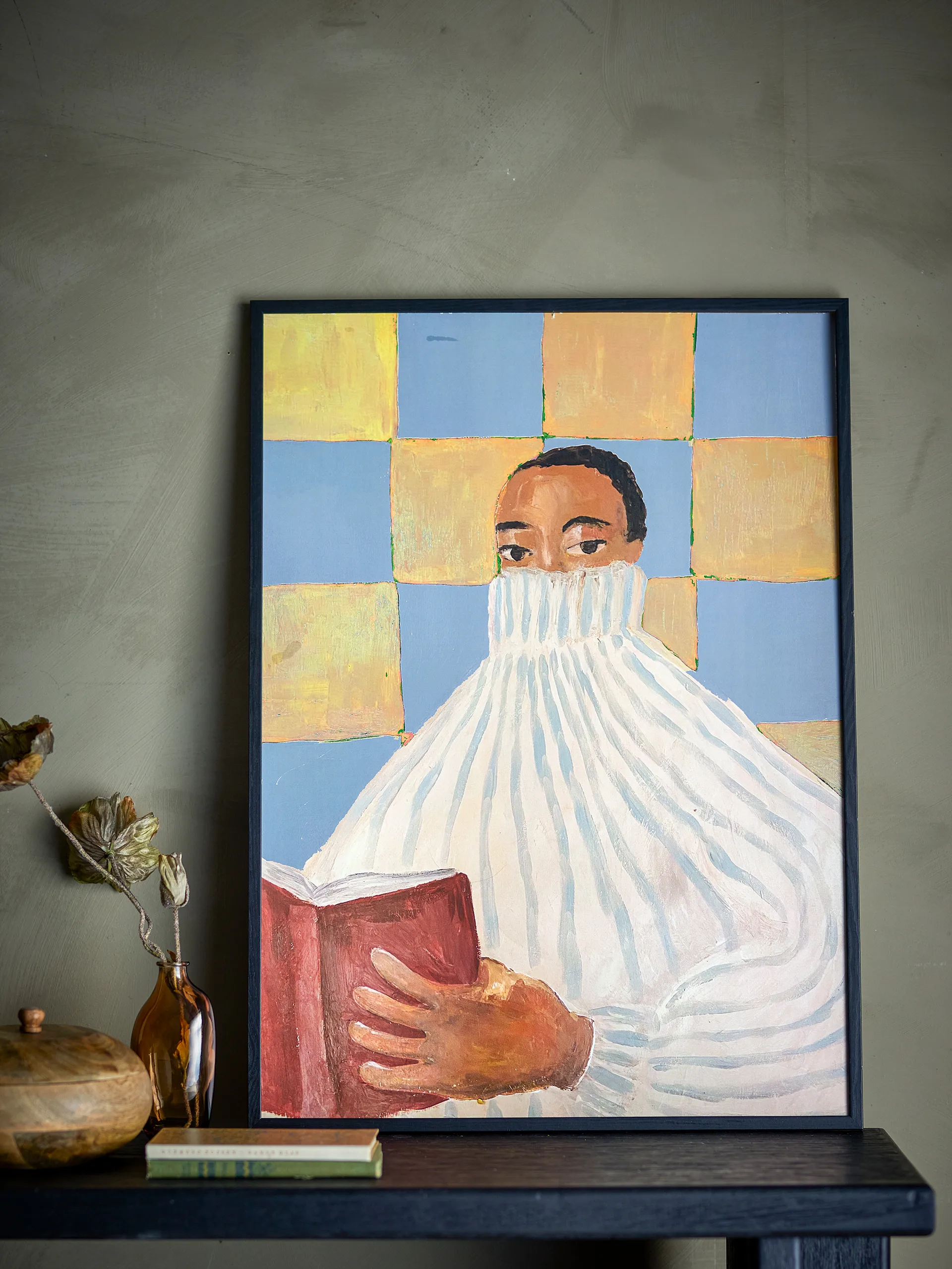 Filicia-taulu 52x72 cm, Musta kehys Bloomingville