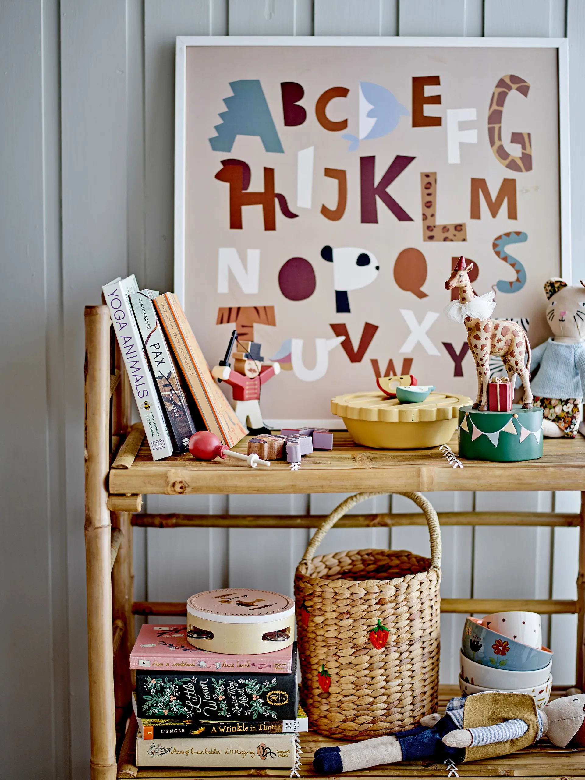 Flor kynttilänjalka 25 cm, Kirahvi Bloomingville