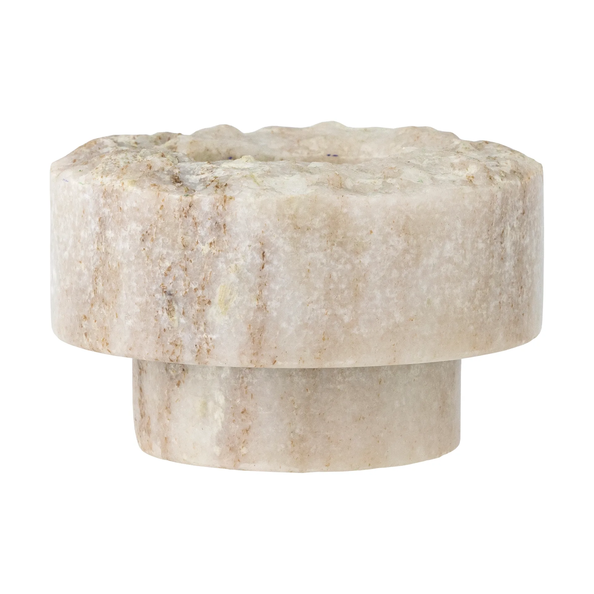 Forli kynttilänjalka Ø9 cm, Marmori Bloomingville