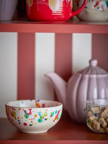 Freckles kulho 4-pack Ø11,5 cm - Punainen - Bloomingville