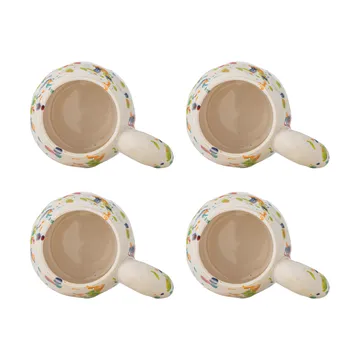 Freckles muki 4-pack - Punainen - Bloomingville