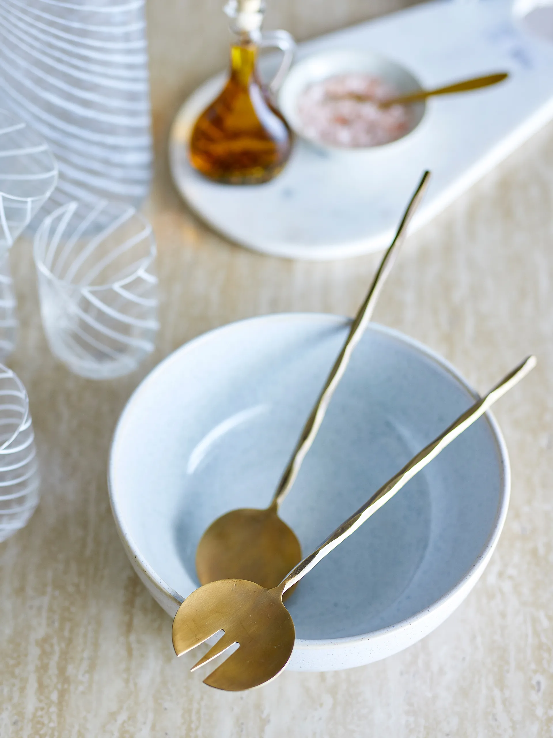 Gaith salaattivälinesetti 2 osaa, Messinki Bloomingville