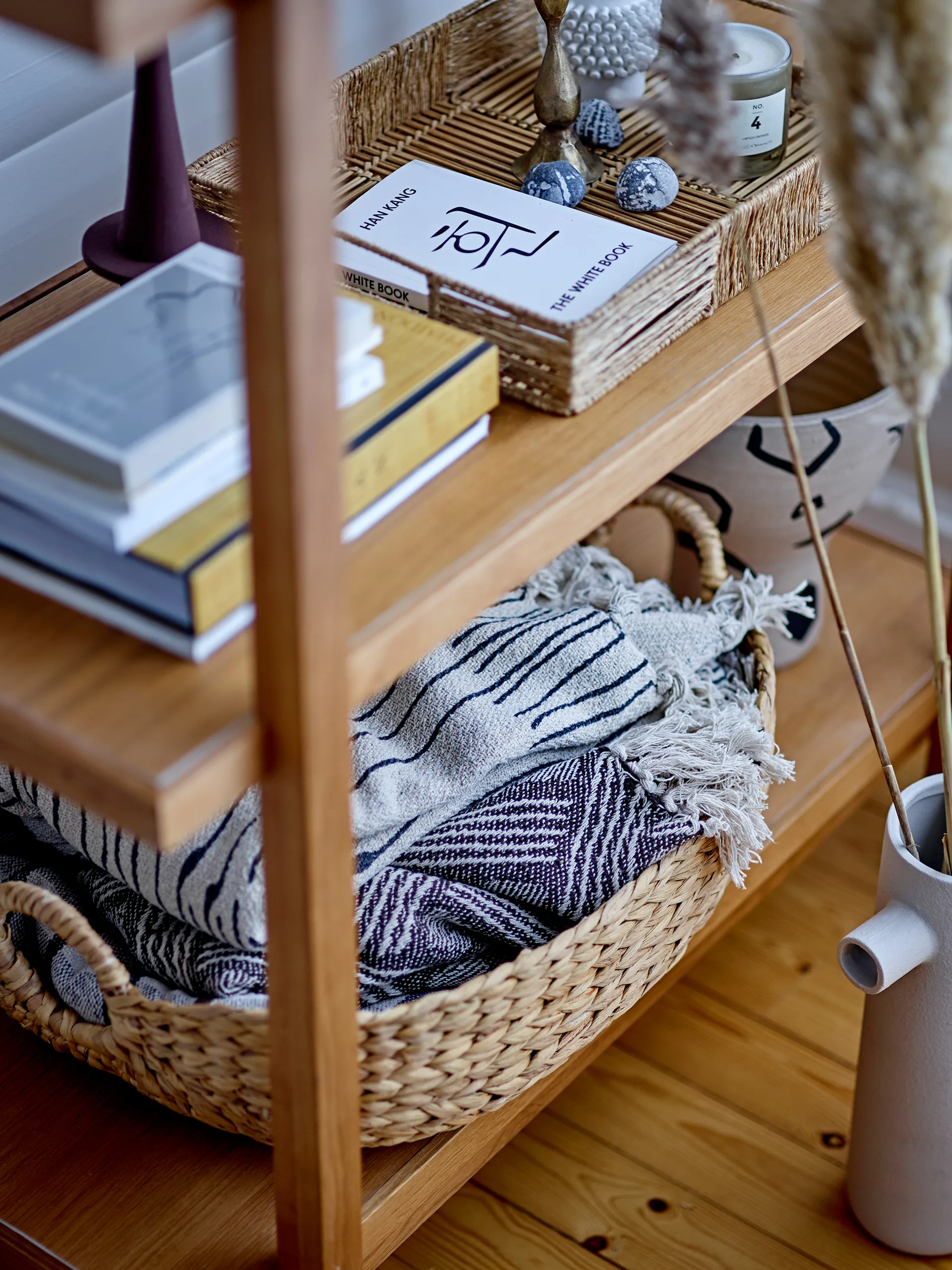 Ghina huopa 130x160 cm, Luonnonvärinen Bloomingville