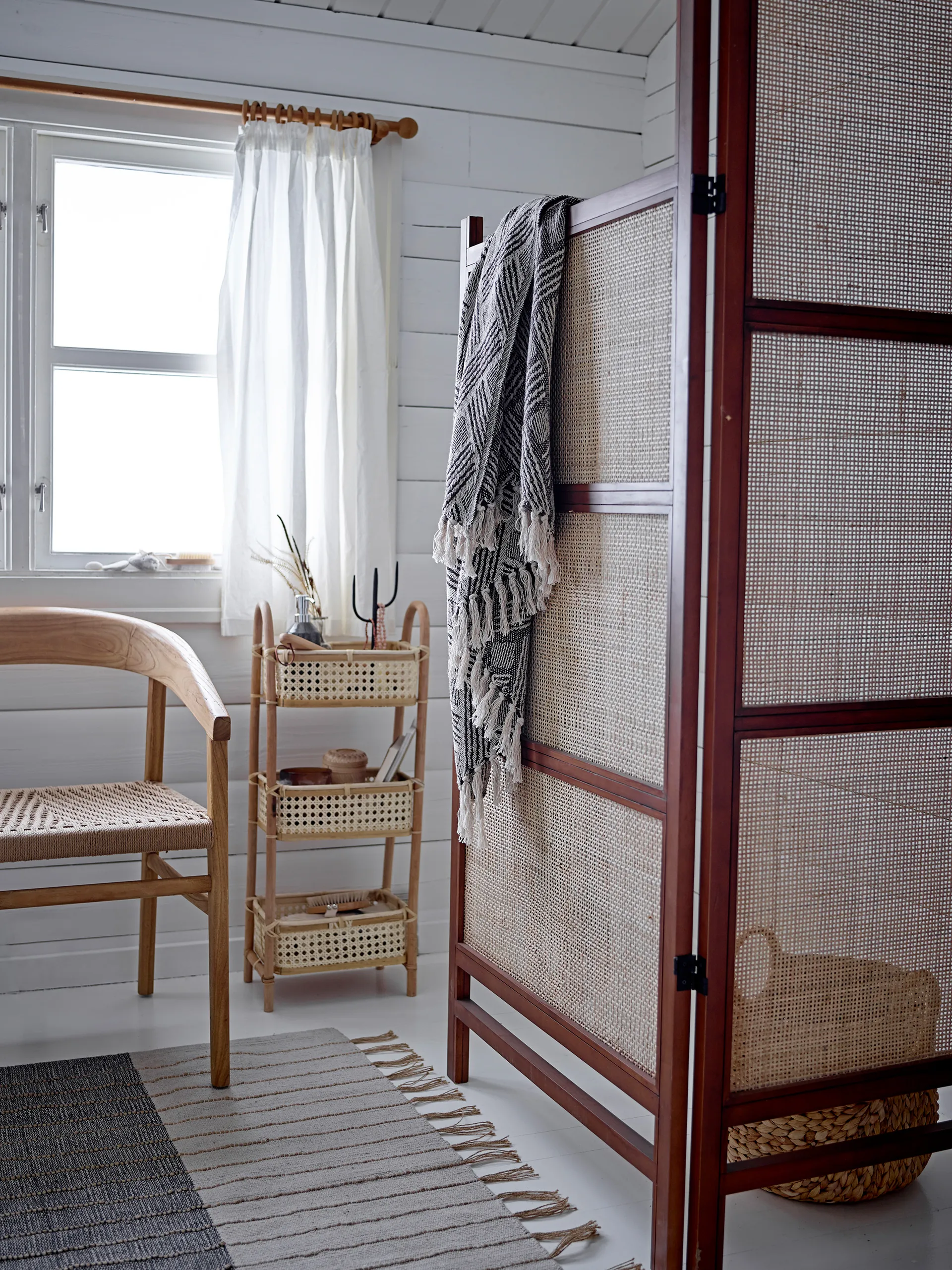 Ghina huopa 130x160 cm, Luonnonvärinen Bloomingville