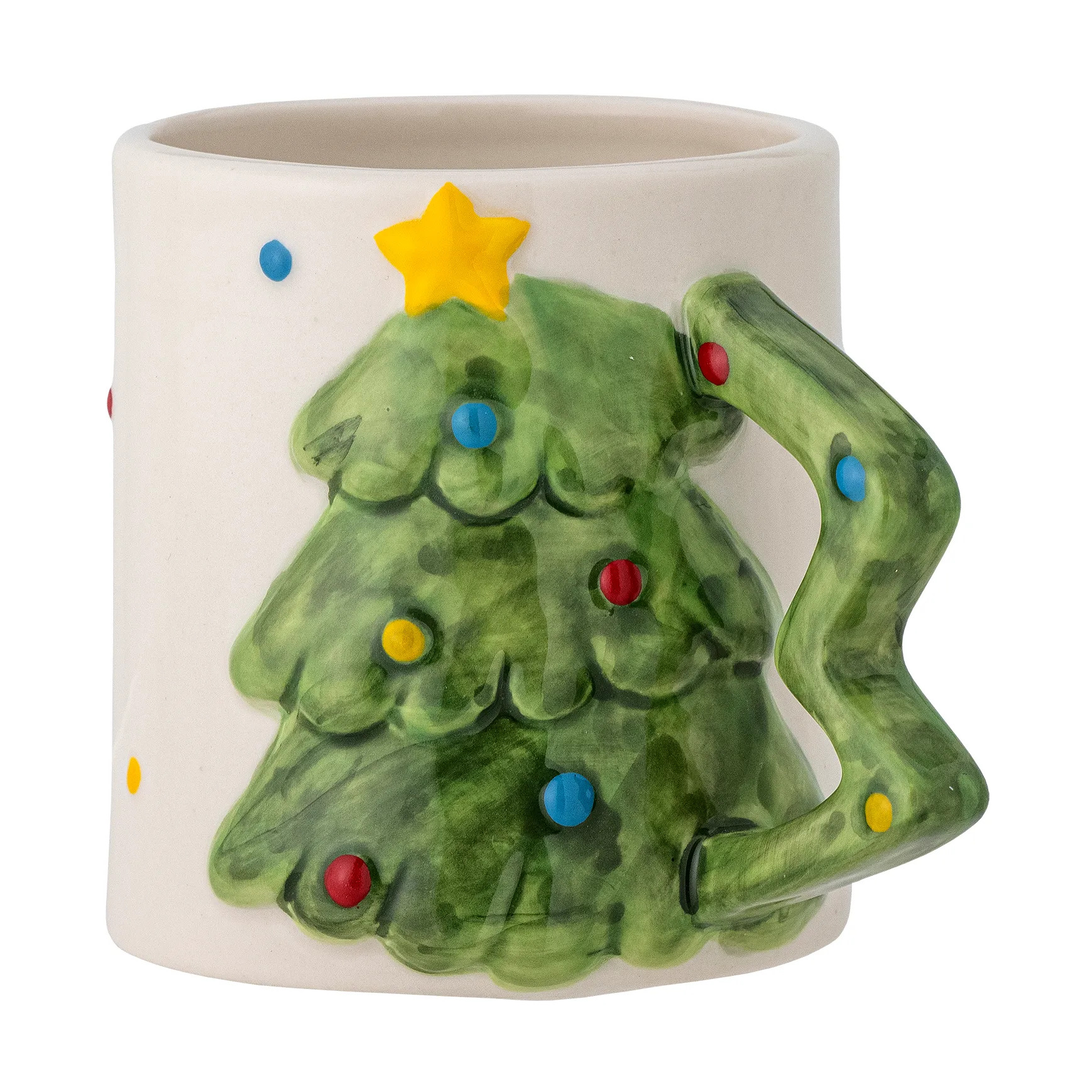 Ginnie muki 29 cl, Valko-vihreä Bloomingville