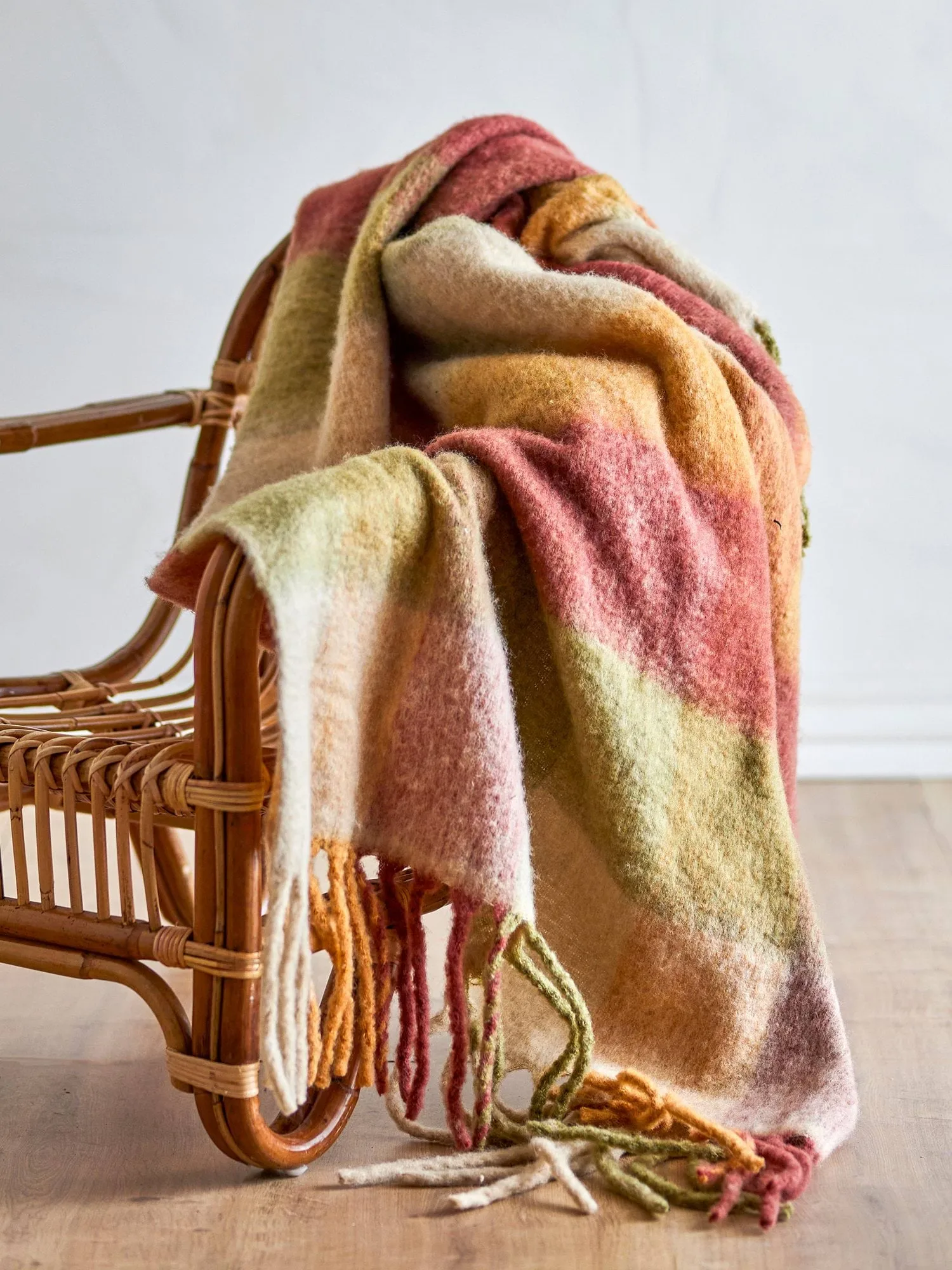 Hamisha torkkupeitto, Monivärinen, ruudullinen, 152x127 cm Bloomingville