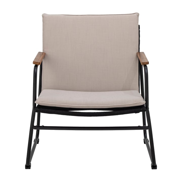 Hampton lounge-nojatuoli 68 x 71 x 76 cm - Musta-beige - Bloomingville