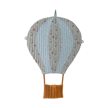 Ilmapallo seinäkoriste 45x60 cm - Siniruskea - Bloomingville