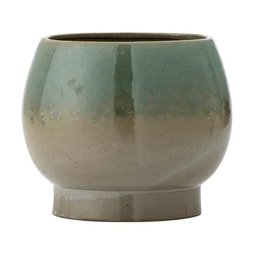 Imke ruukku alusvadilla - Green, 18,5x17,5 cm - Bloomingville