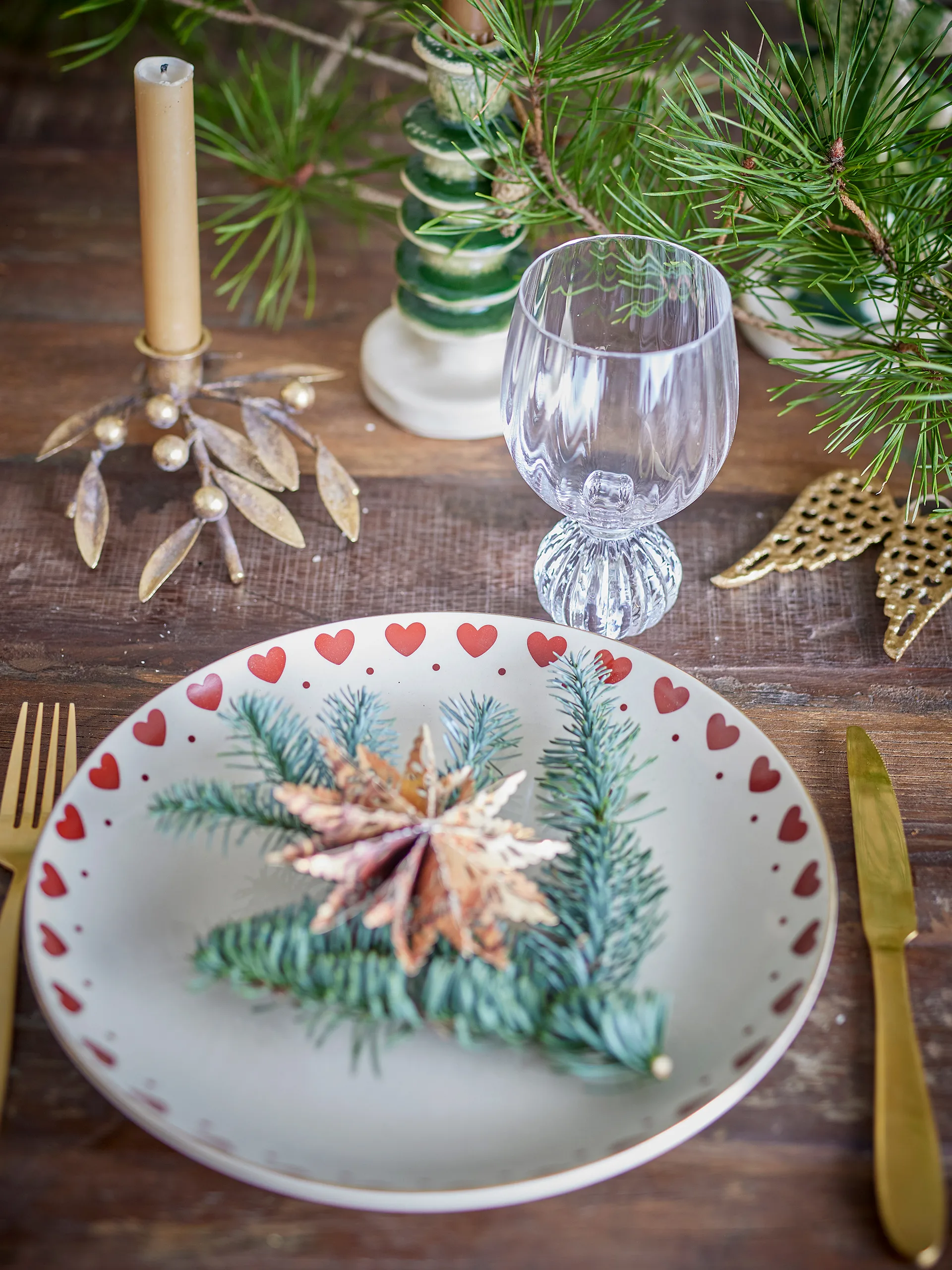 Jolly lautanen Ø26 cm, Punainen Bloomingville