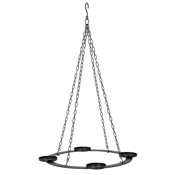 Jutta adventtikynttilänjalka kynttiläkruunu Ø40 cm - Musta - Bloomingville