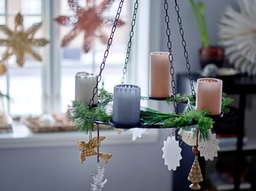 Jutta adventtikynttilänjalka kynttiläkruunu Ø40 cm - Musta - Bloomingville