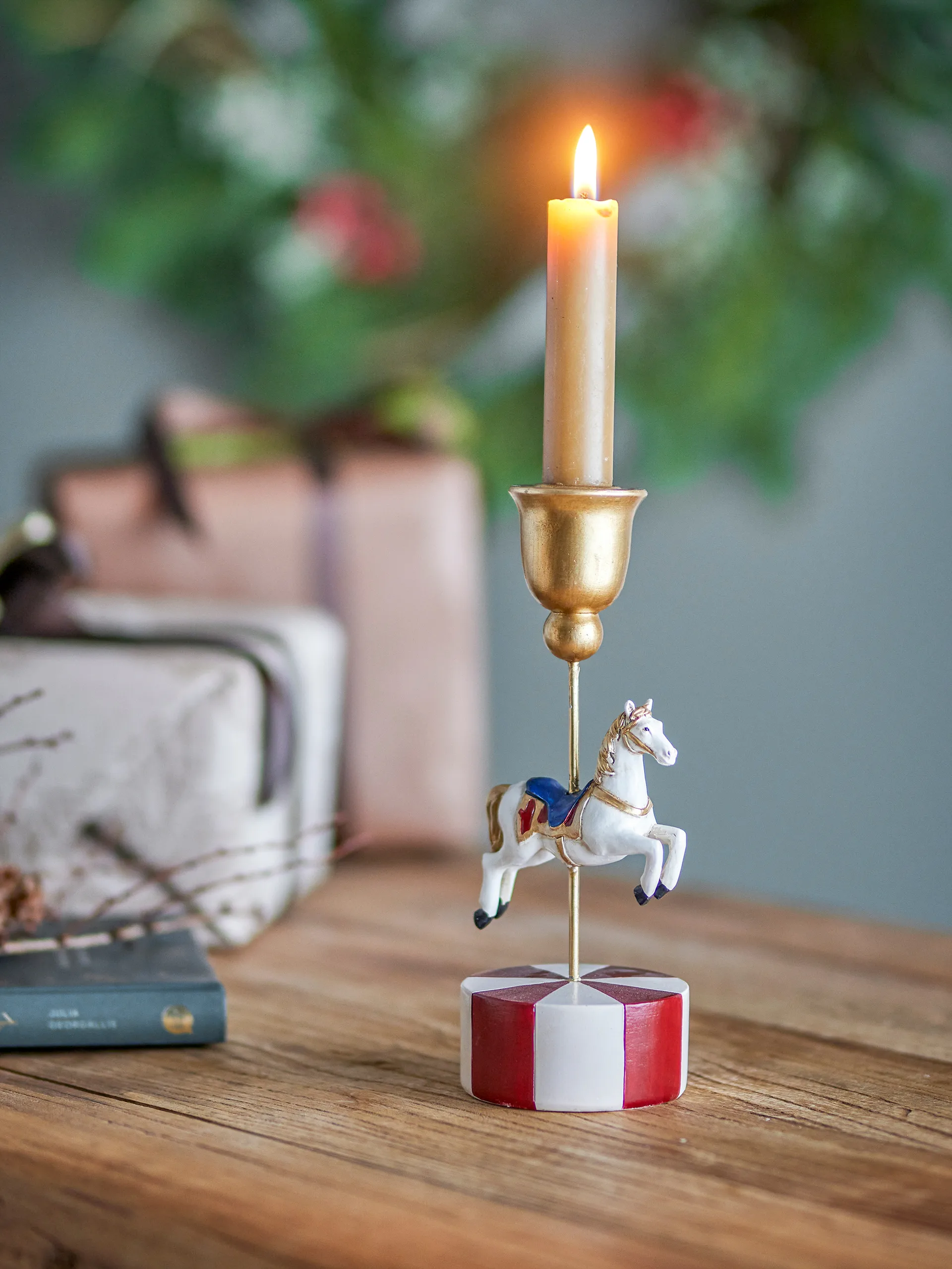 Karuselli kynttilänjalka, Valkoinen Bloomingville