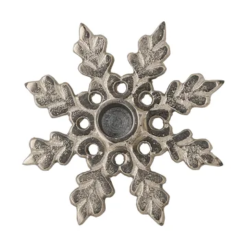 Kashi-kynttilänjalka - Hopea, Ø13,5 cm - Bloomingville
