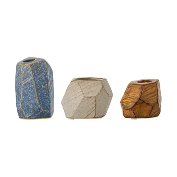 Kimber votiivi ja kynttilänjalka 3-osaa - Sininen - Bloomingville