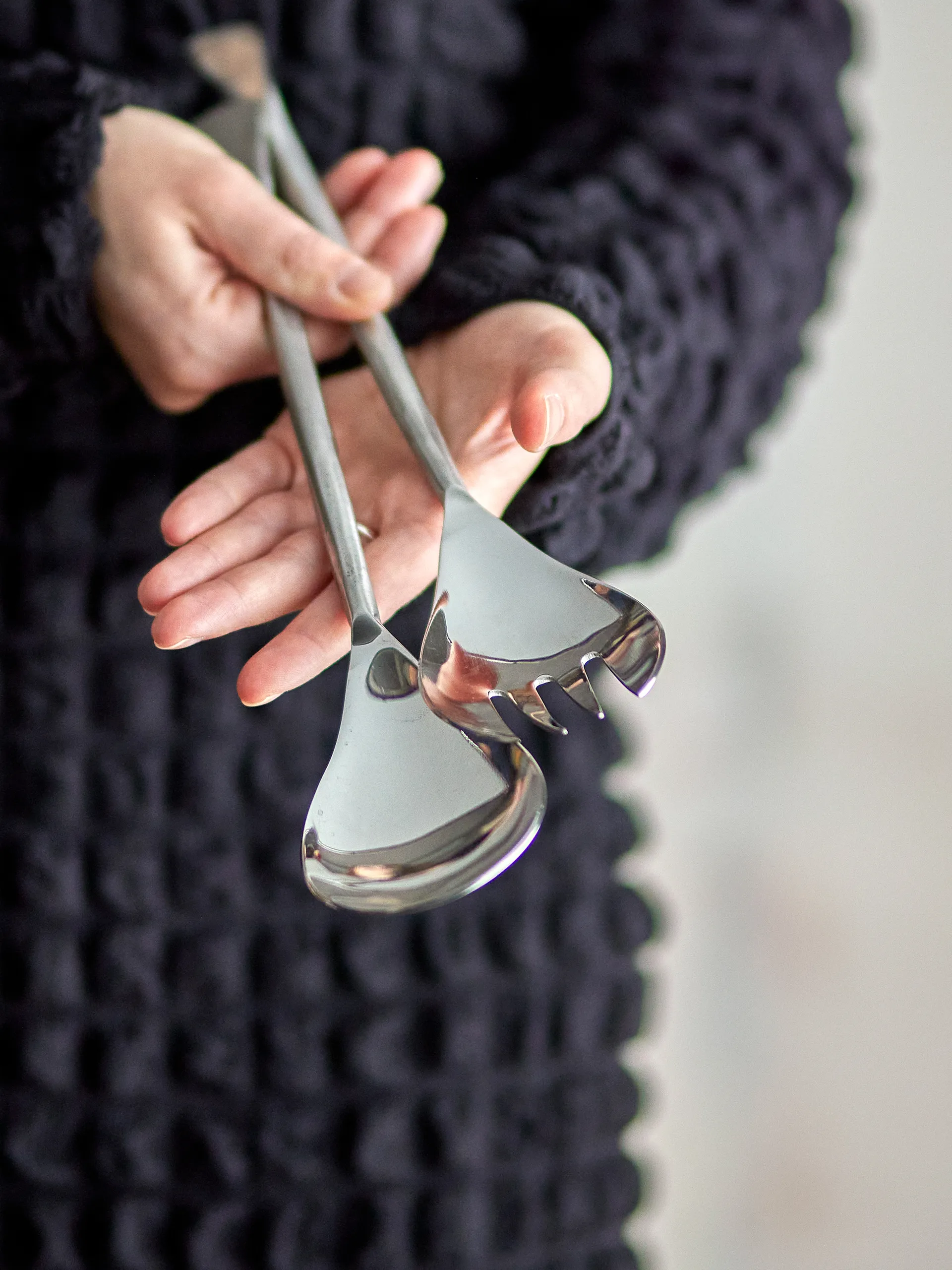 Kinnie salaattiottimet 2 osaa., Ruostumaton teräs Bloomingville