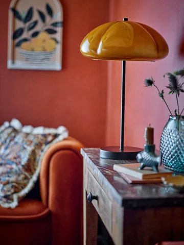 Kinoko pöytälamppu Ø30 cm - Keltainen - Bloomingville