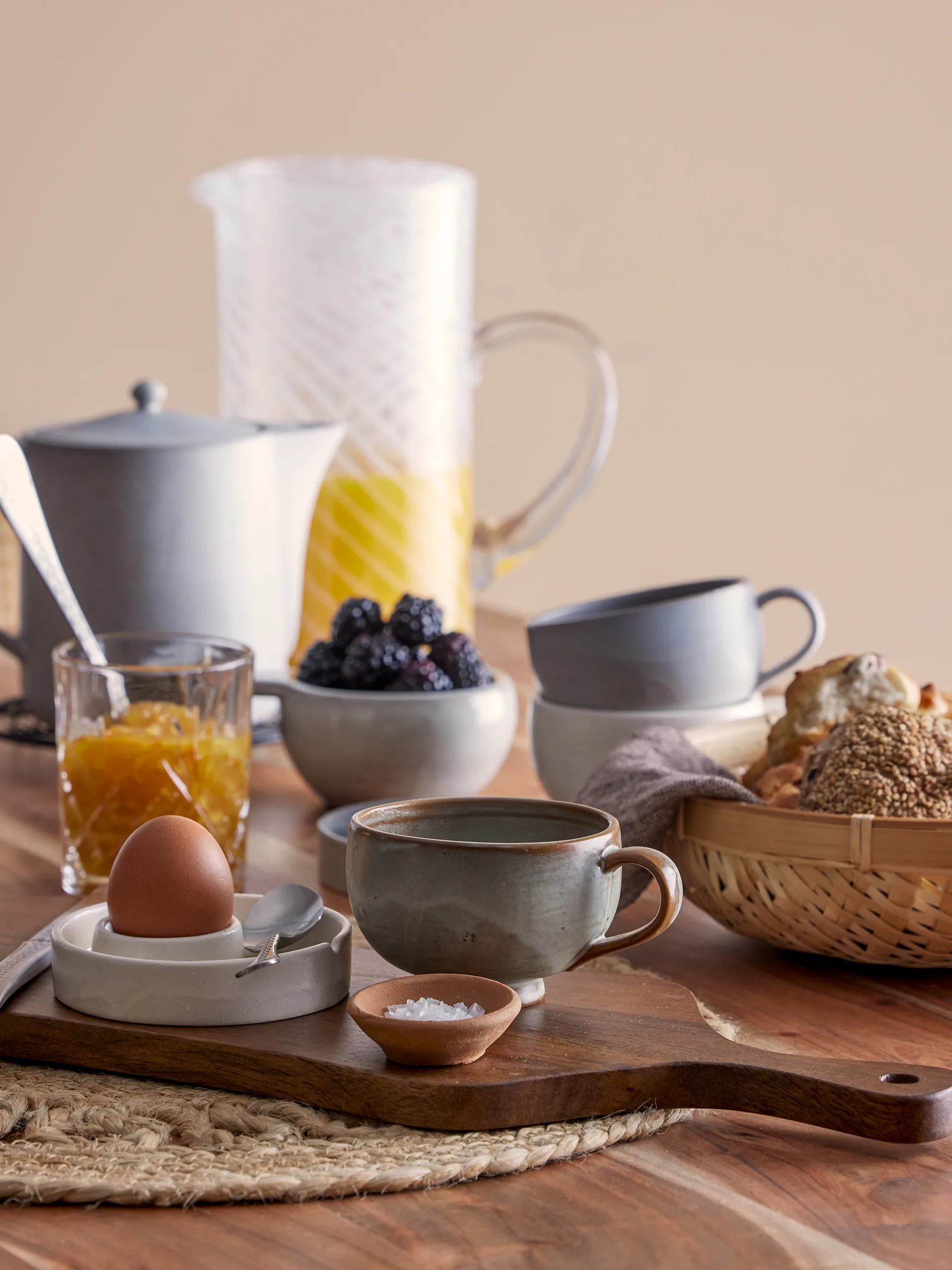 Lila kuppi 3 kpl setti, Harmaa Bloomingville