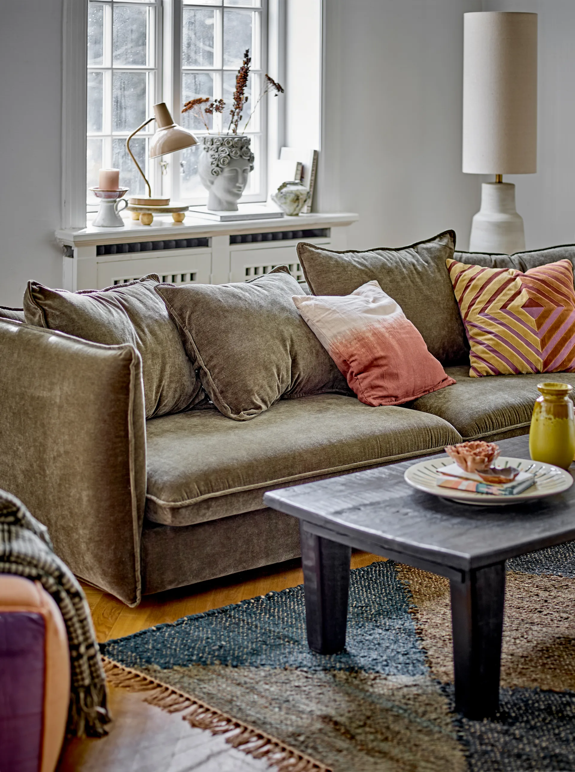 Linetta lattiavalaisin Ø28x113 cm, Valkoinen Bloomingville