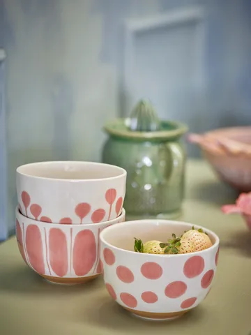 Linora kulho 58 cl 3 osaa - Ruusu - Bloomingville