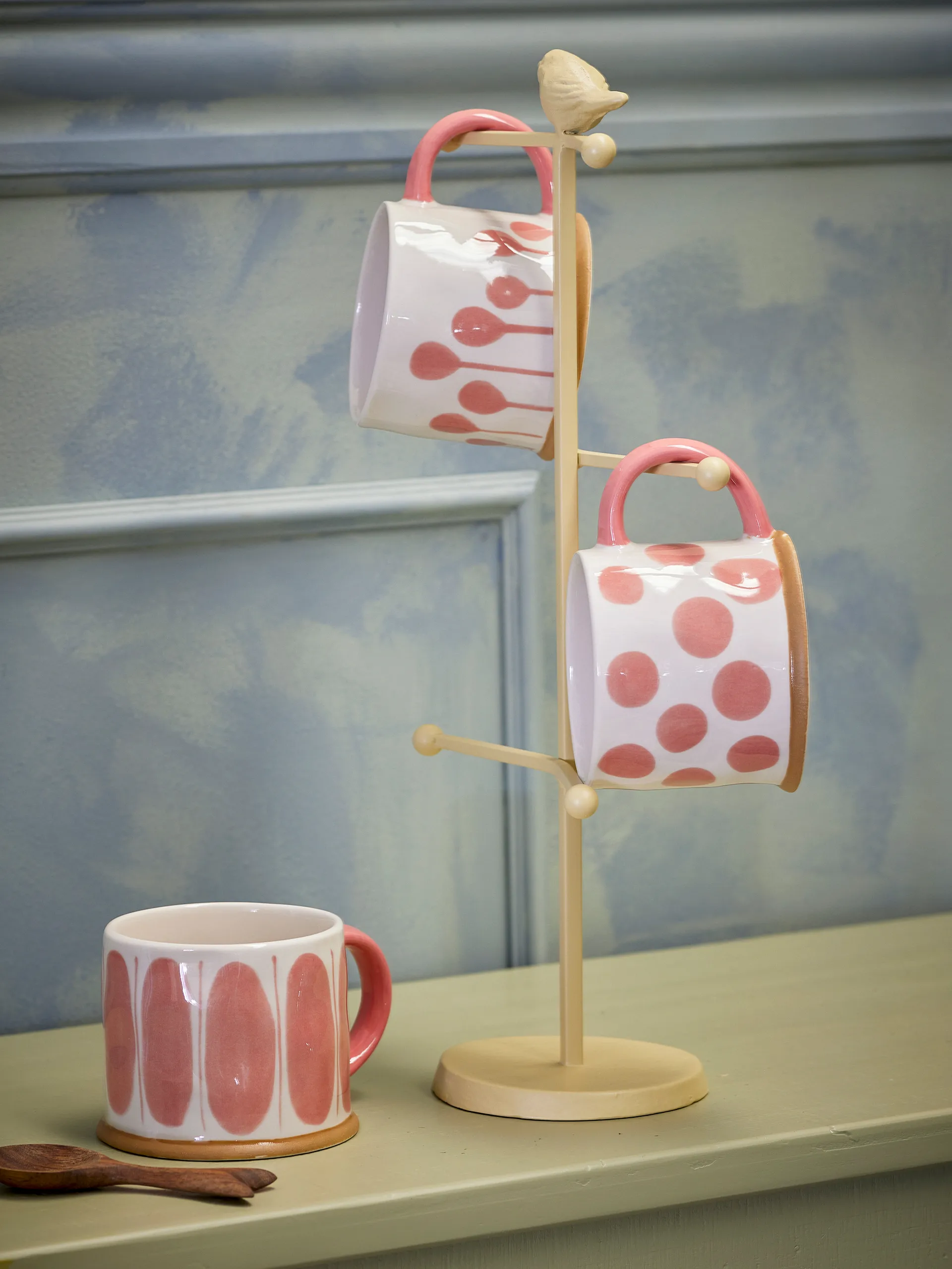 Linora muki 45 cl 3-pack, Ruusu Bloomingville