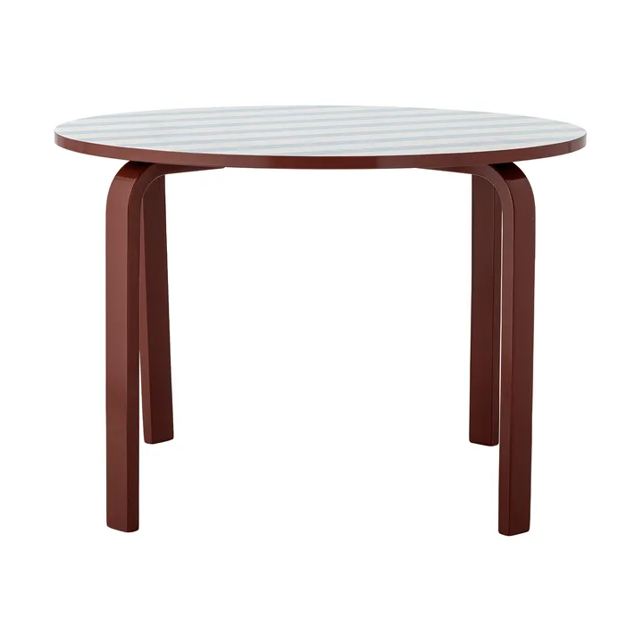 Liova pöytä - Sinivalkoinen, Ø65 cm - Bloomingville