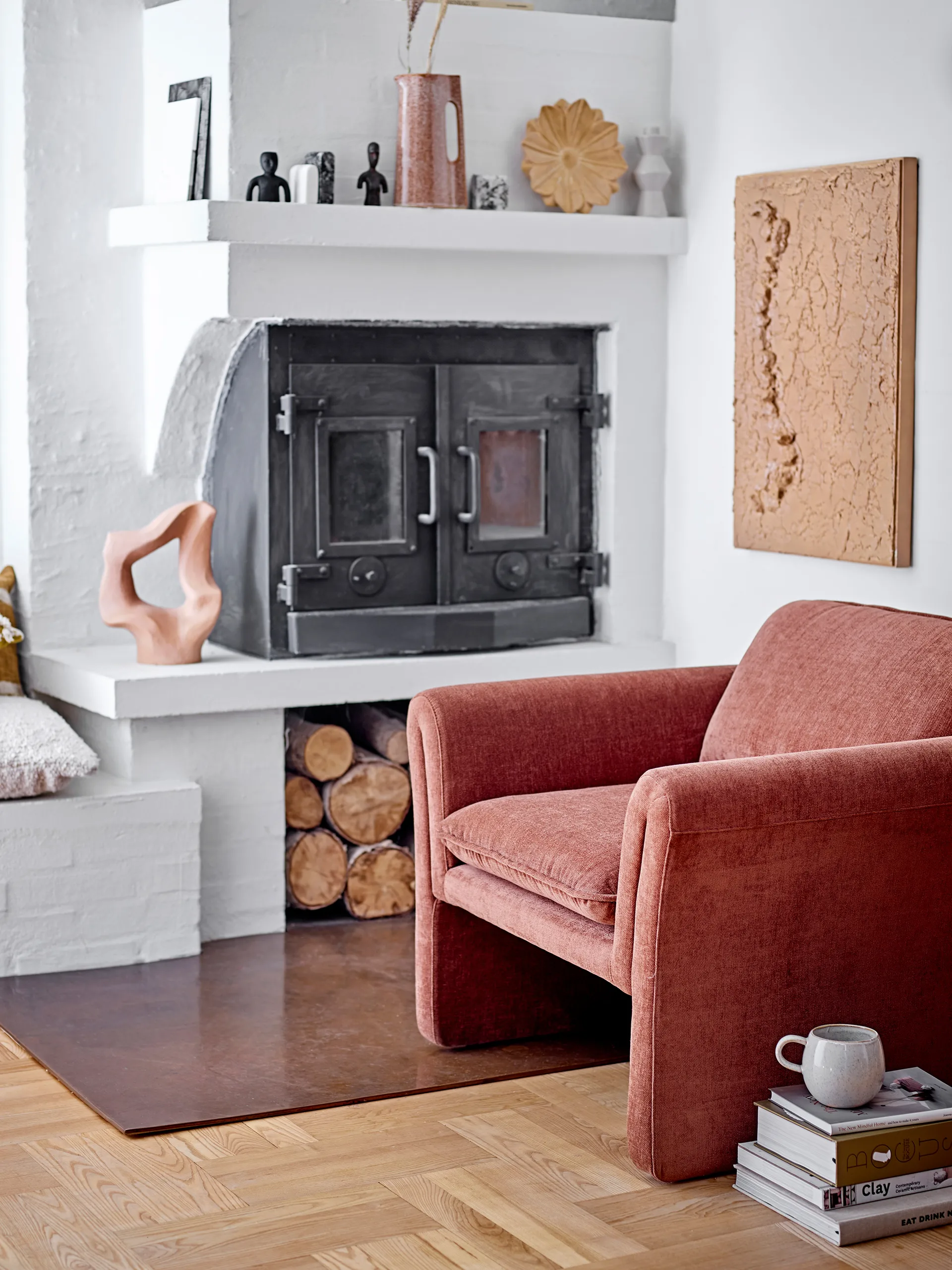 Lolla koriste 30 cm, Oranssi Bloomingville