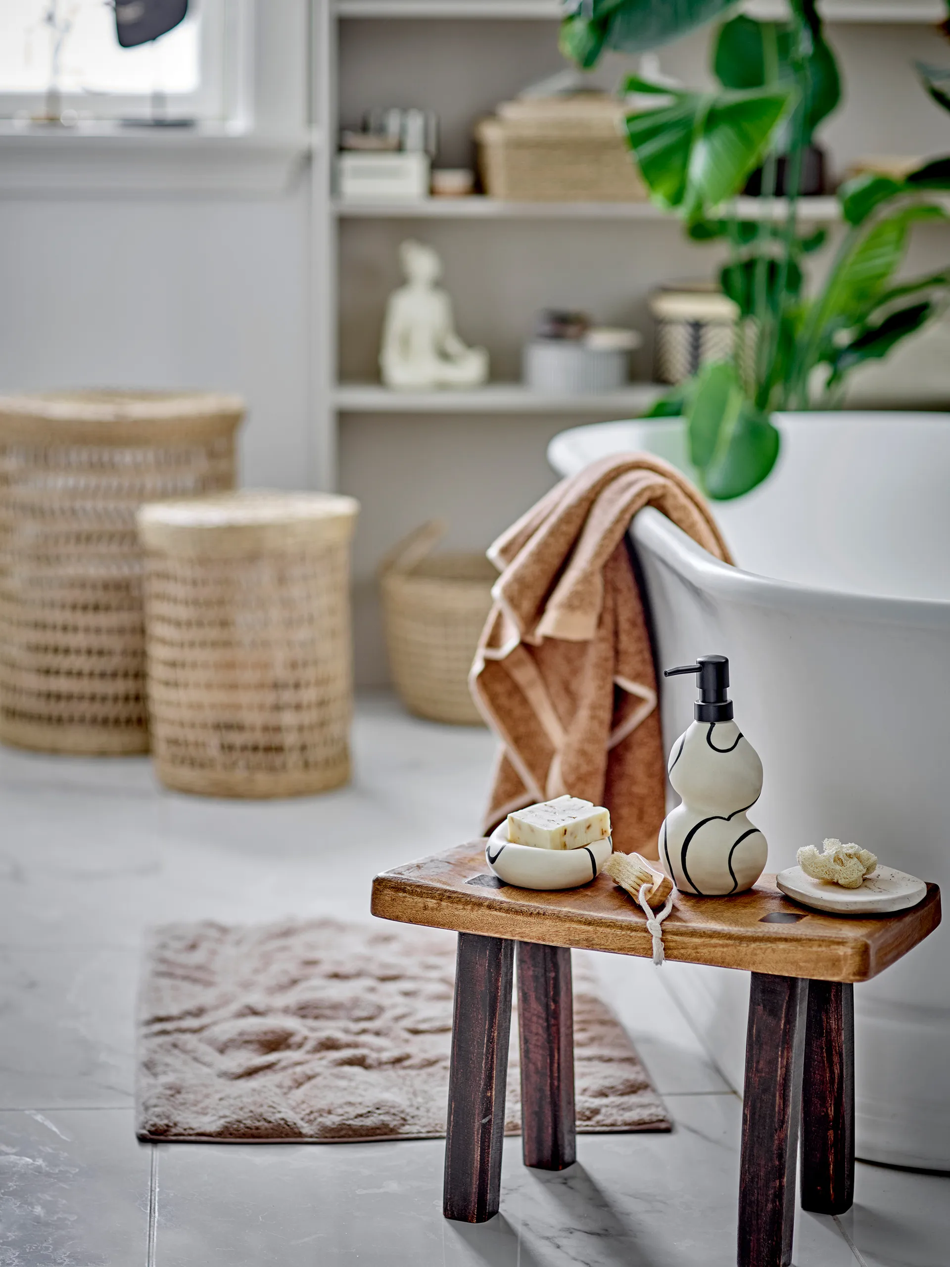 Lorca kulho 10x15 cm, Travertiini Bloomingville