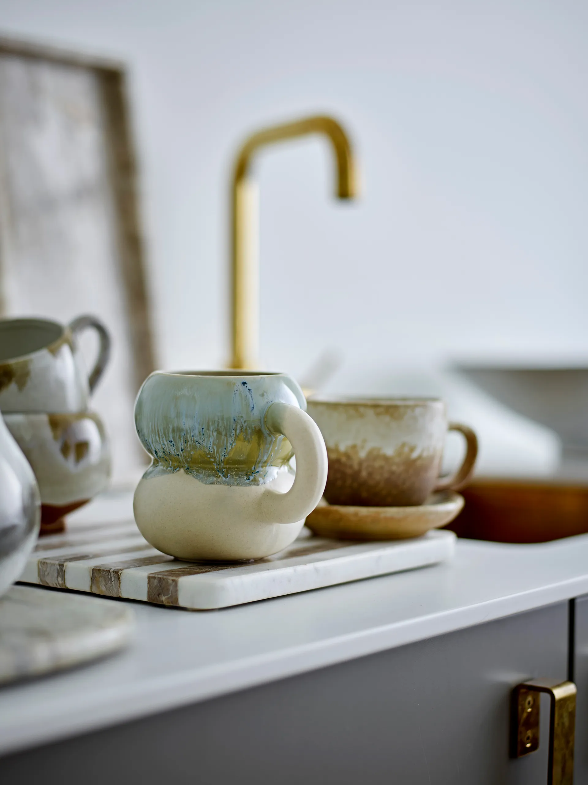 Luna muki 4-pack, Sininen Bloomingville