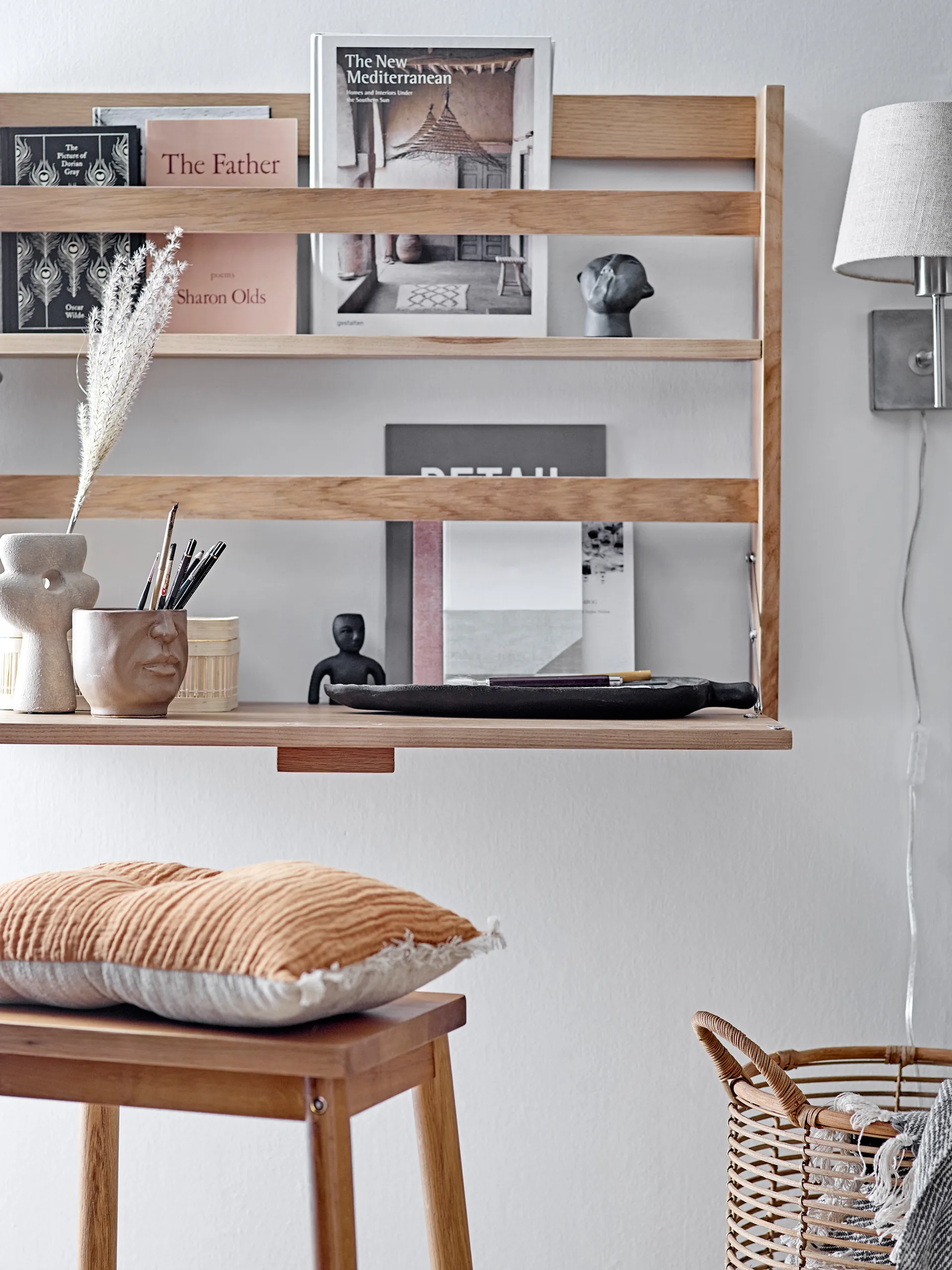 Lyng säilytyskori 2 osaa, Luonnonvärinen Bloomingville