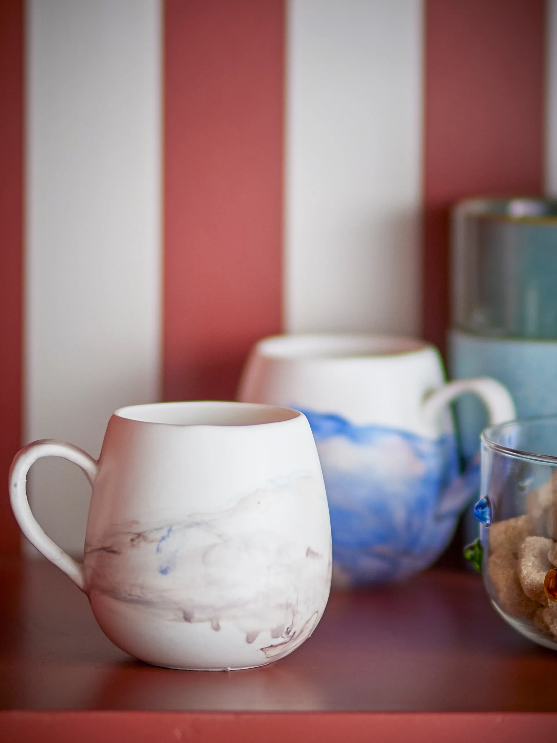 Lyre muki 4-pack, Ruskea Bloomingville