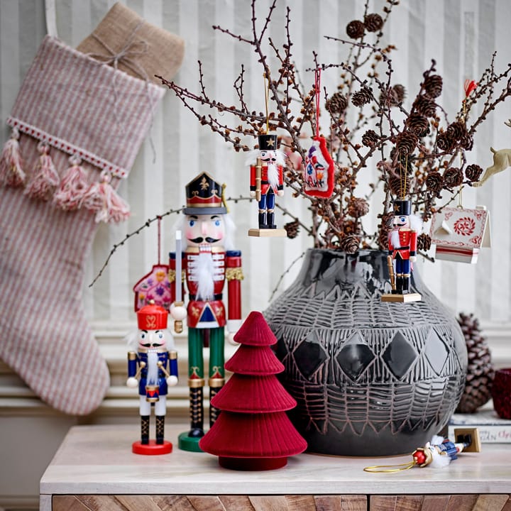 Mahi Ornament -pähkinänsärkijä joulukoriste, 6-pakkaus, Multi Bloomingville