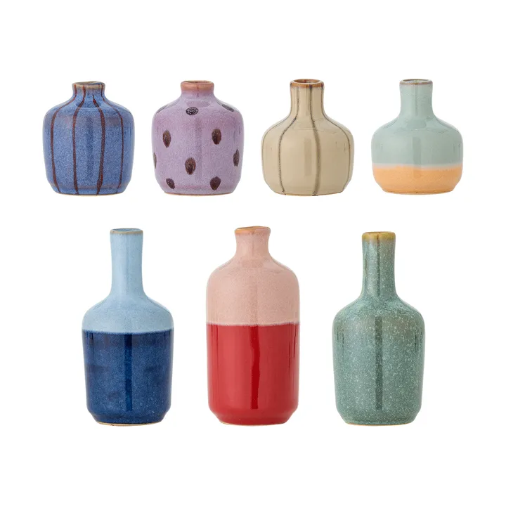 Maien maljakko - Multi stoneware, 7 kpl - Bloomingville