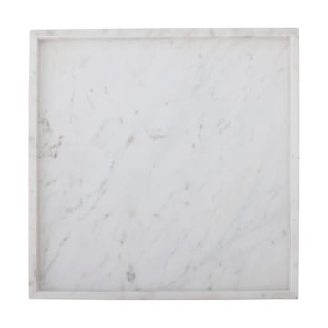 Majsa koristetarjotin 35x35 cm - White marble - Bloomingville