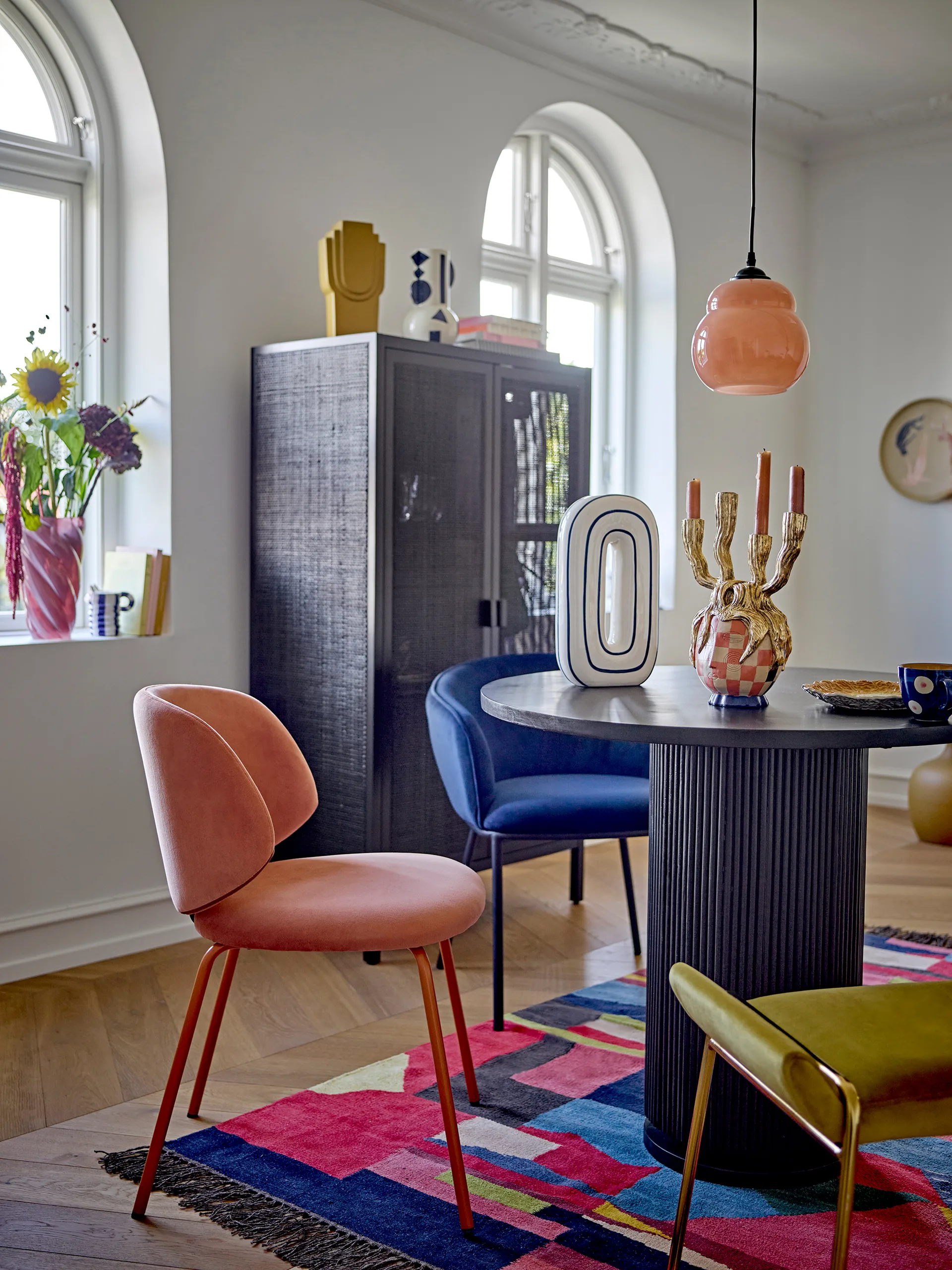 Marikka kaappi 85 x 40 x 150 cm, Musta Bloomingville