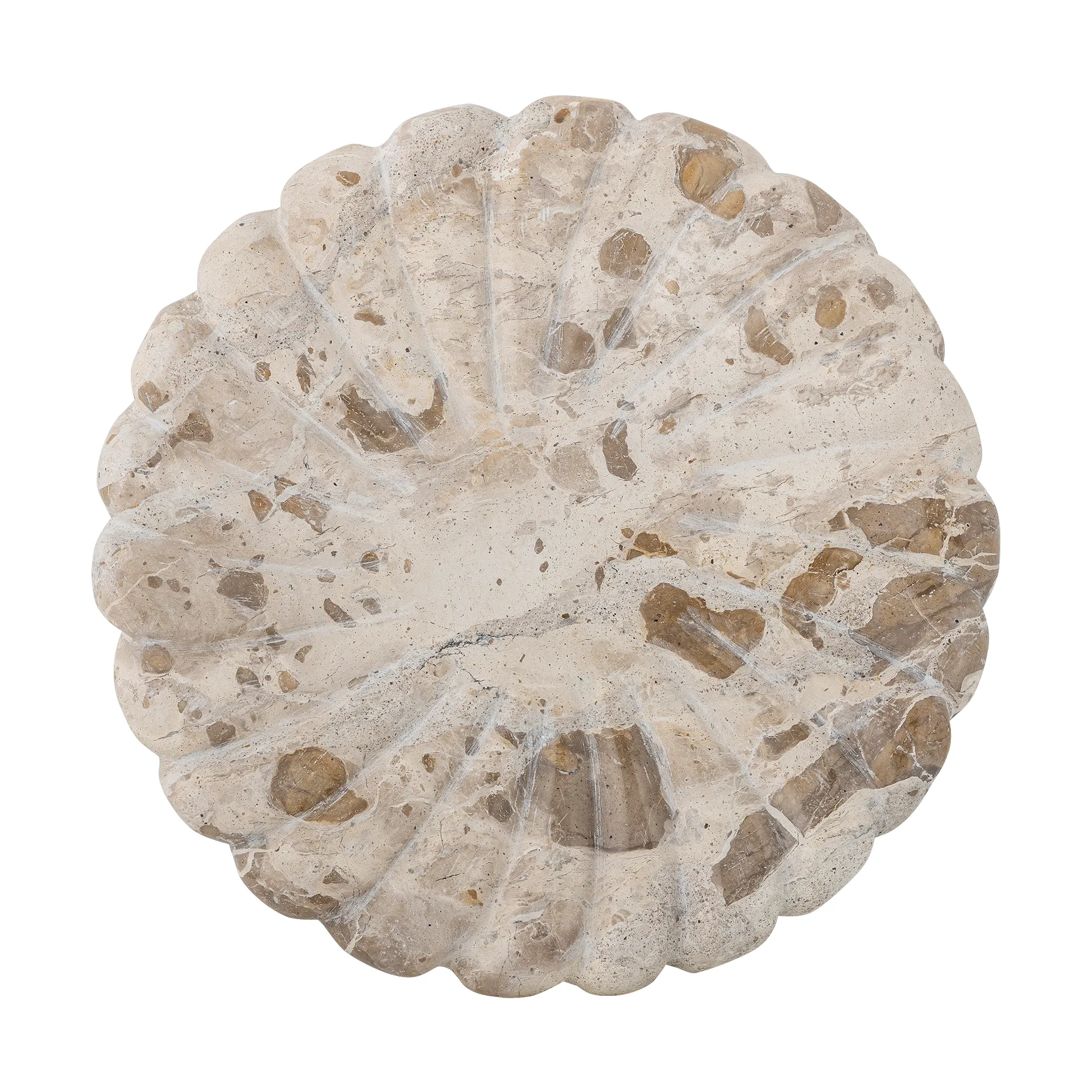 Marlie tarjotin marmori Ø22,5 cm, Luonnollinen Bloomingville
