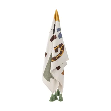 Memmo puuvillahuopa 160x130 cm - Luonnollinen - Bloomingville