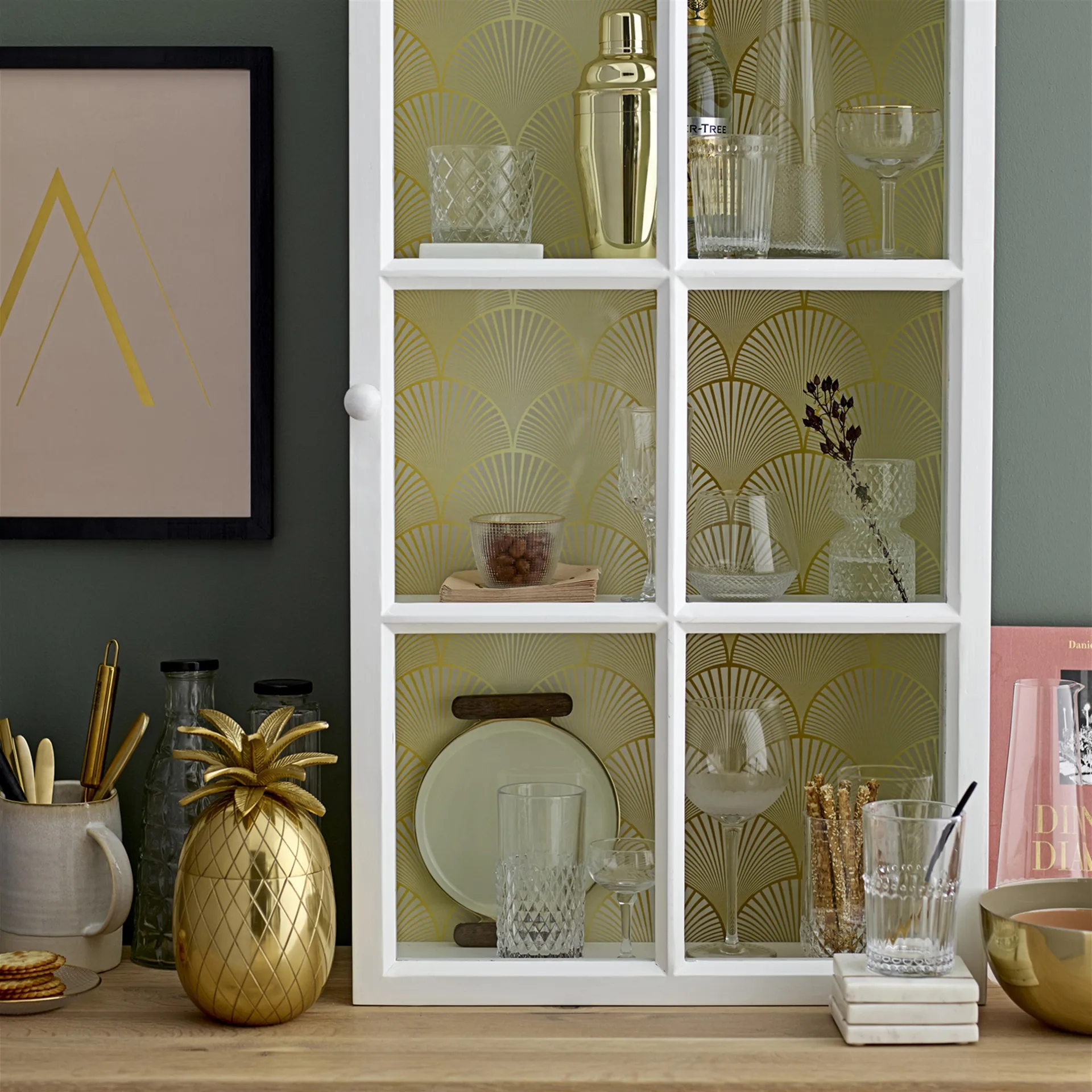 Miami -kuppi aluslautasella 2 osaa 6 cm Bloomingville