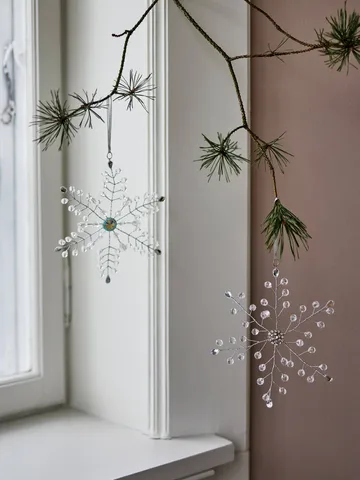 Miku joulukoriste - Kirkas, 2 osaa, 17 cm - Bloomingville