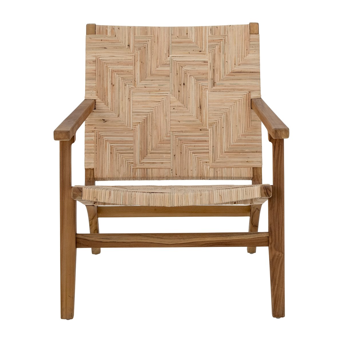Bloomingville Mills loungetuoli rottinkia Ruskea | Skandinaavinen Sisustus | Nojatuolit & Jalkajakkarat | Beige