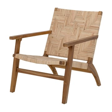 Mills loungetuoli rottinkia - Ruskea - Bloomingville